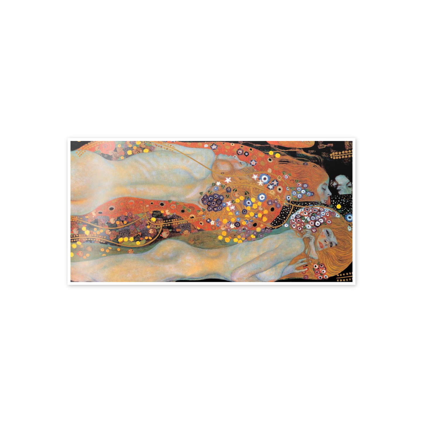 Homage to Klimt - Water Snakes cm 100x50