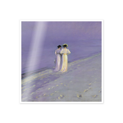 Homage to Kroyer - Summer Evening At Skagen cm 50x50