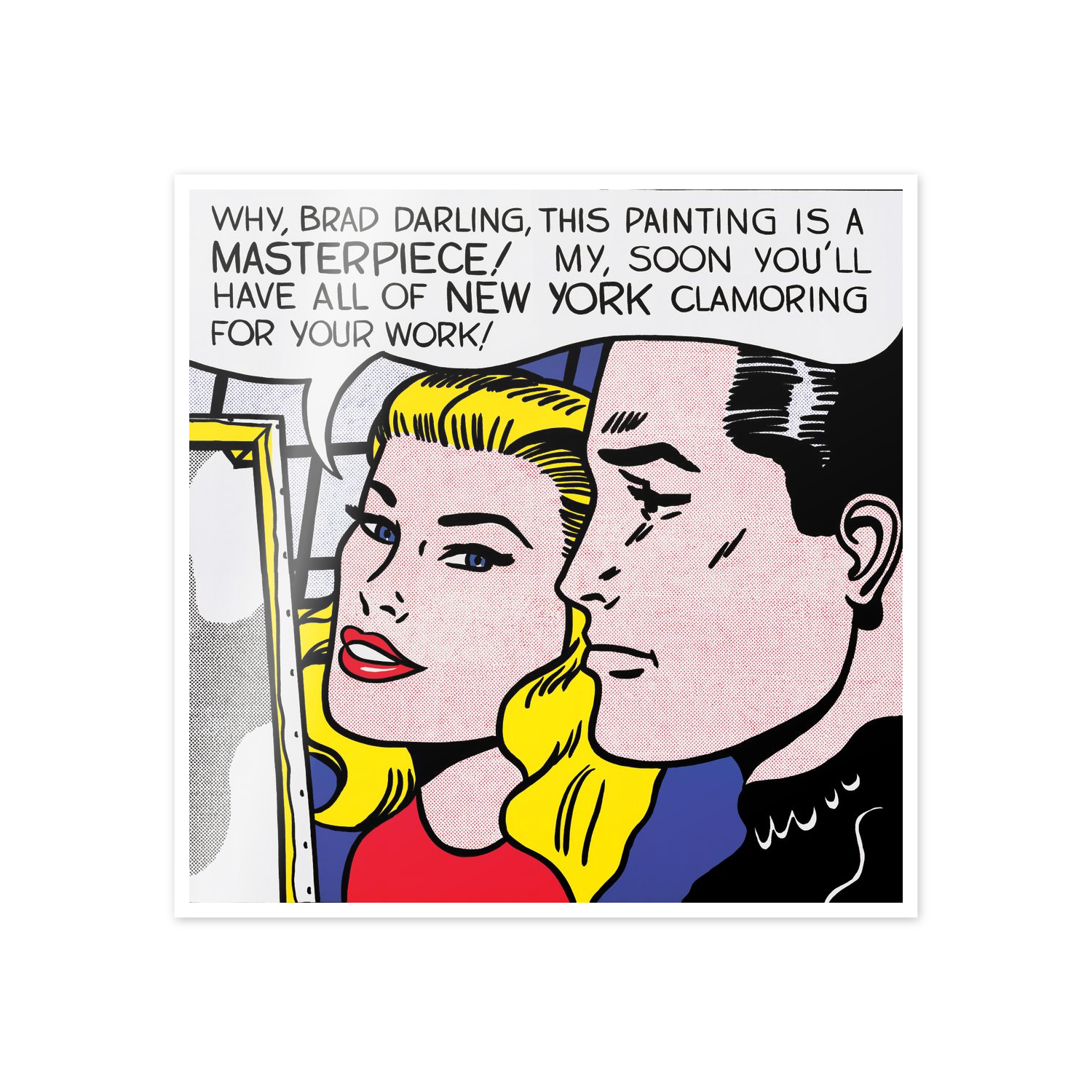 Homage to Lichtenstein - Masterpiece, 1962 cm 50x50