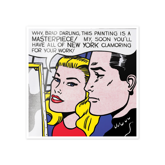 Homage to Lichtenstein - Masterpiece, 1962 cm 50x50