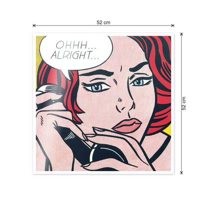 Homage to Lichtenstein - Ohhh... Alright..., 1964 cm 50x50 - misure