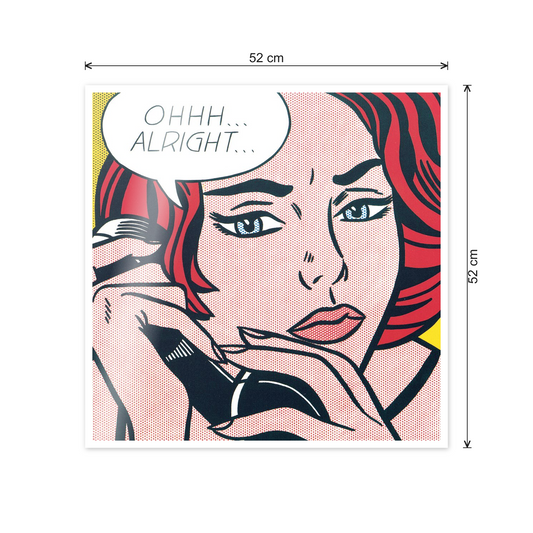 Homage to Lichtenstein - Ohhh... Alright..., 1964 cm 50x50 - misure