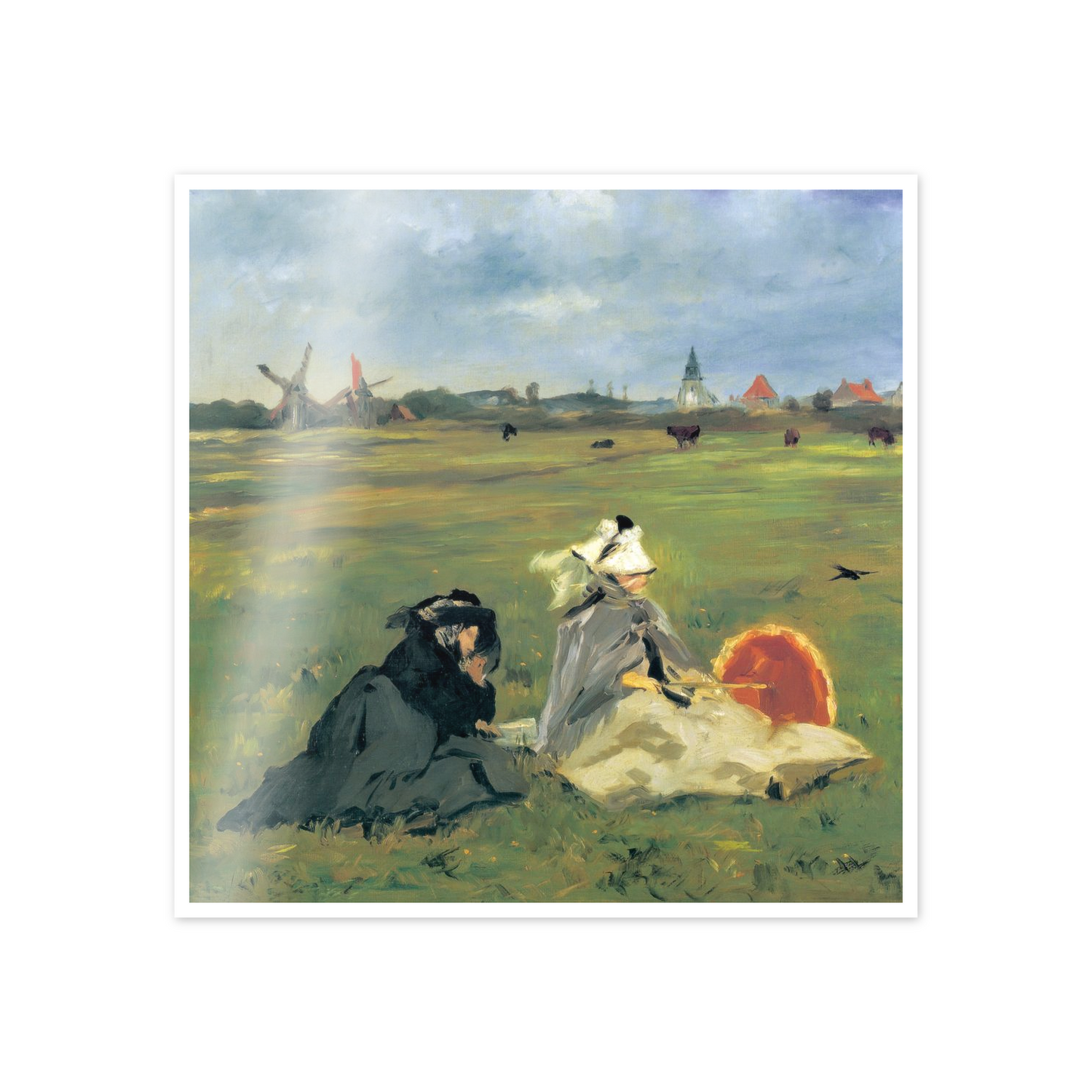 Homage to Manet - Les Hirondelles cm 50x50
