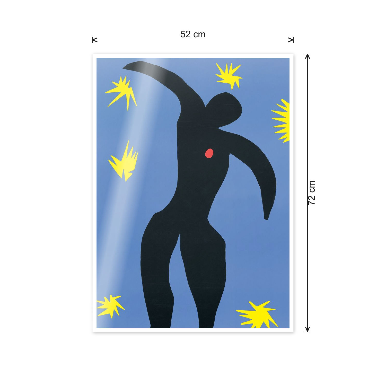Homage to Matisse - Icaro cm 50x70 - misure
