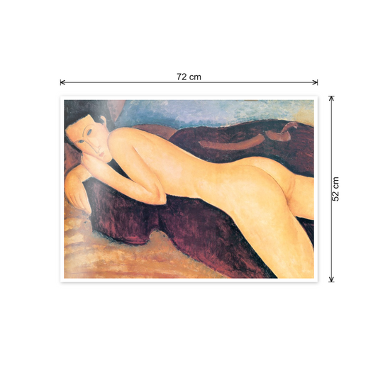 Homage to Modigliani - Reclining Nude From The Back cm 70x50 - misure