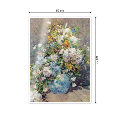 Homage to Renoir - Spring Flowers cm 50x70 - misure