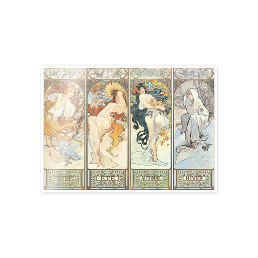 Homage to Mucha - Les Saisons, 1897 cm 70x50