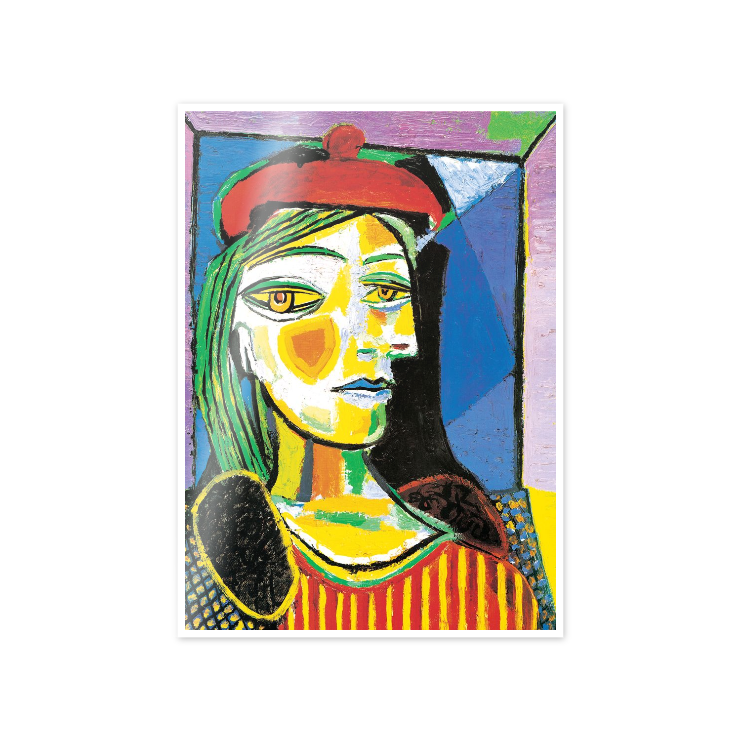 Homage to Picasso - Femme Au Beret Rouge cm 50x70