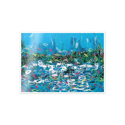 Homage to Schifano - French Canvas, 1988 cm 70x50