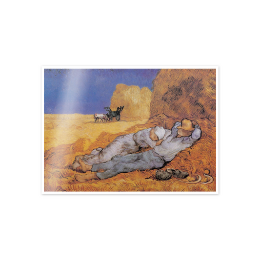 Homage to Van Gogh - The Afternoon Siesta cm 70x50
