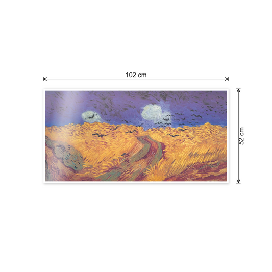 Homage to Van Gogh - Weatfield With Crows cm 100x50 - misure