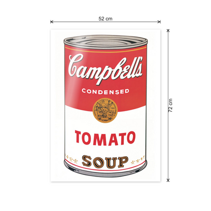 Homage to Warhol - Campbell's Soup cm 50x70 - misure