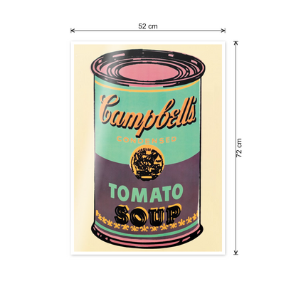Homage to Warhol - Campbell's Soup Can, 1965 cm 50x70 - misure