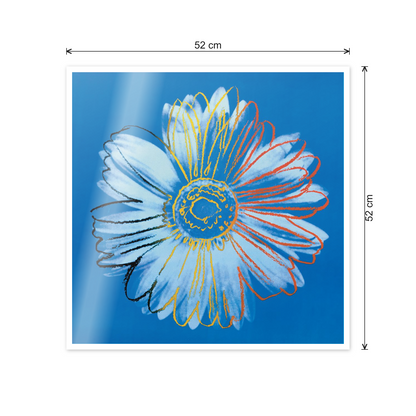 Homage to Warhol - Daisy, C.1982 cm 50x50 - misure