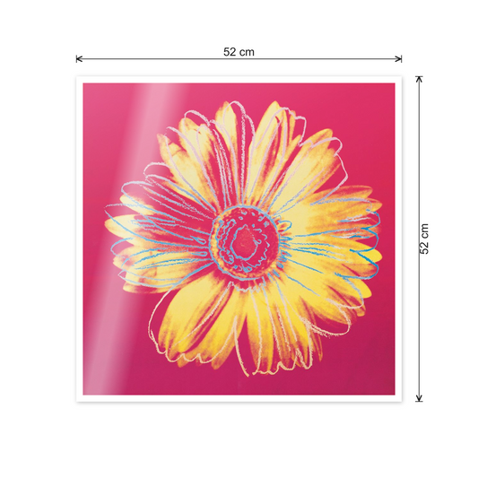 Homage to Warhol - Daisy, C.1982 cm 50x50 - misure