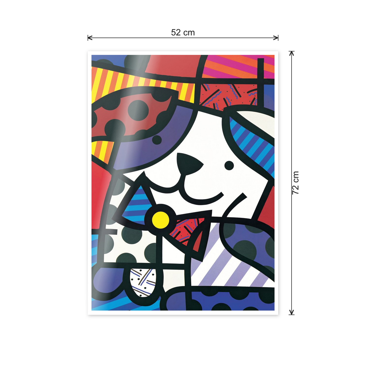 Pop dog cm 50x70 - misure