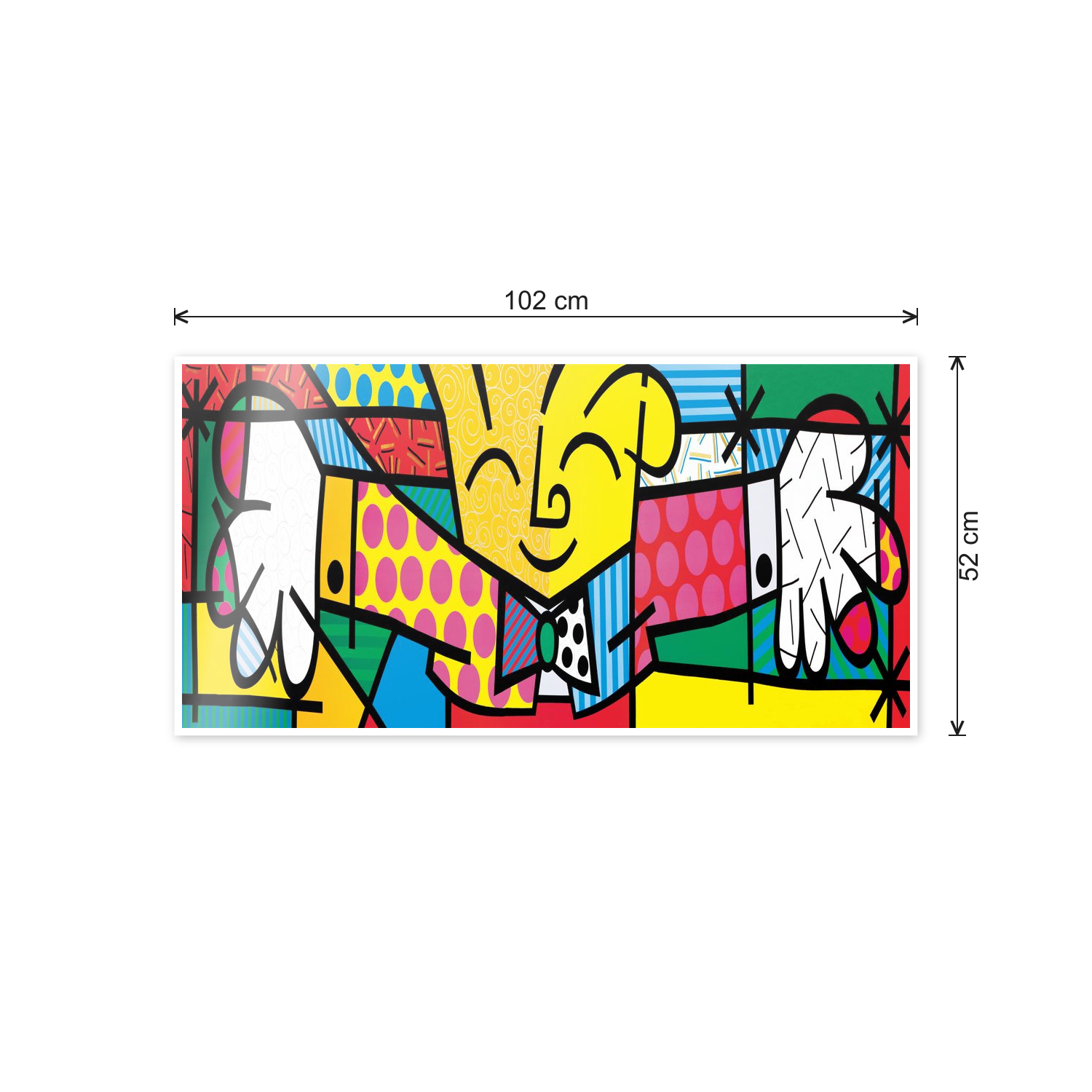 Pop hug cm 100x50 - misure