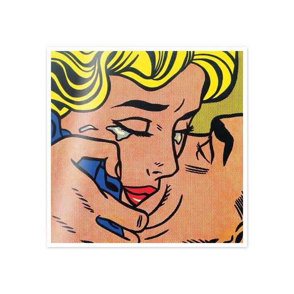 Homage to Lichtenstein - Kiss - cm 52x52 - Adesivo da Muro