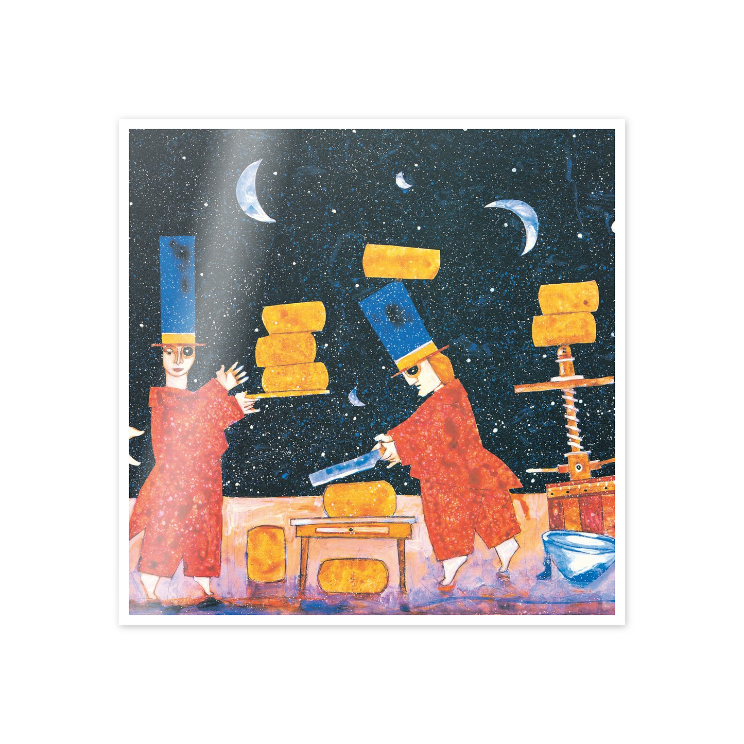 Homage to Musante - The Cheesemaker cm 50x50
