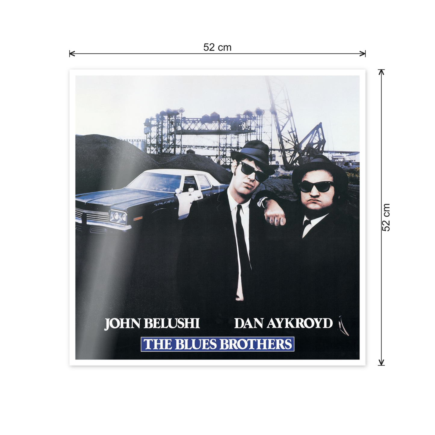 The Blues Brothers cm 50x50 - misure