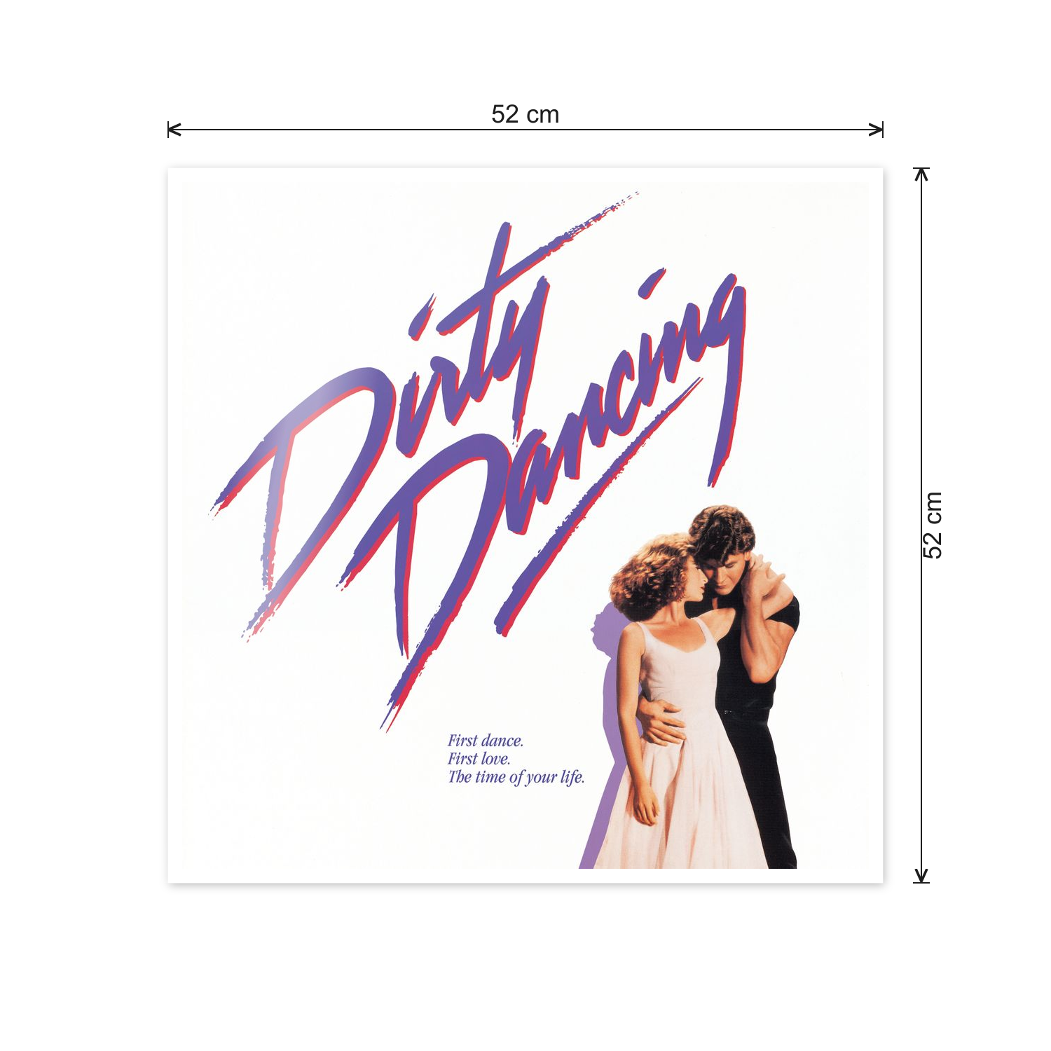 Homage to Dirty Dancing cm 50x50 - misure