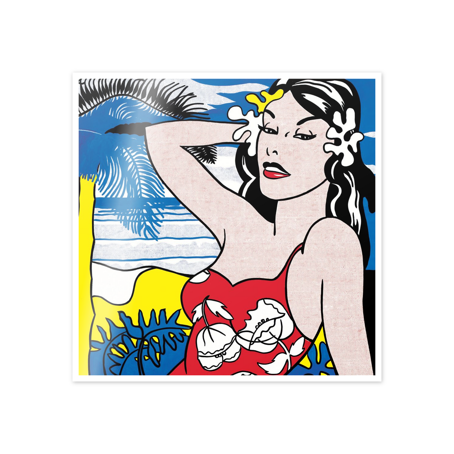 Homage to Lichtenstein - Aloha cm 50x50