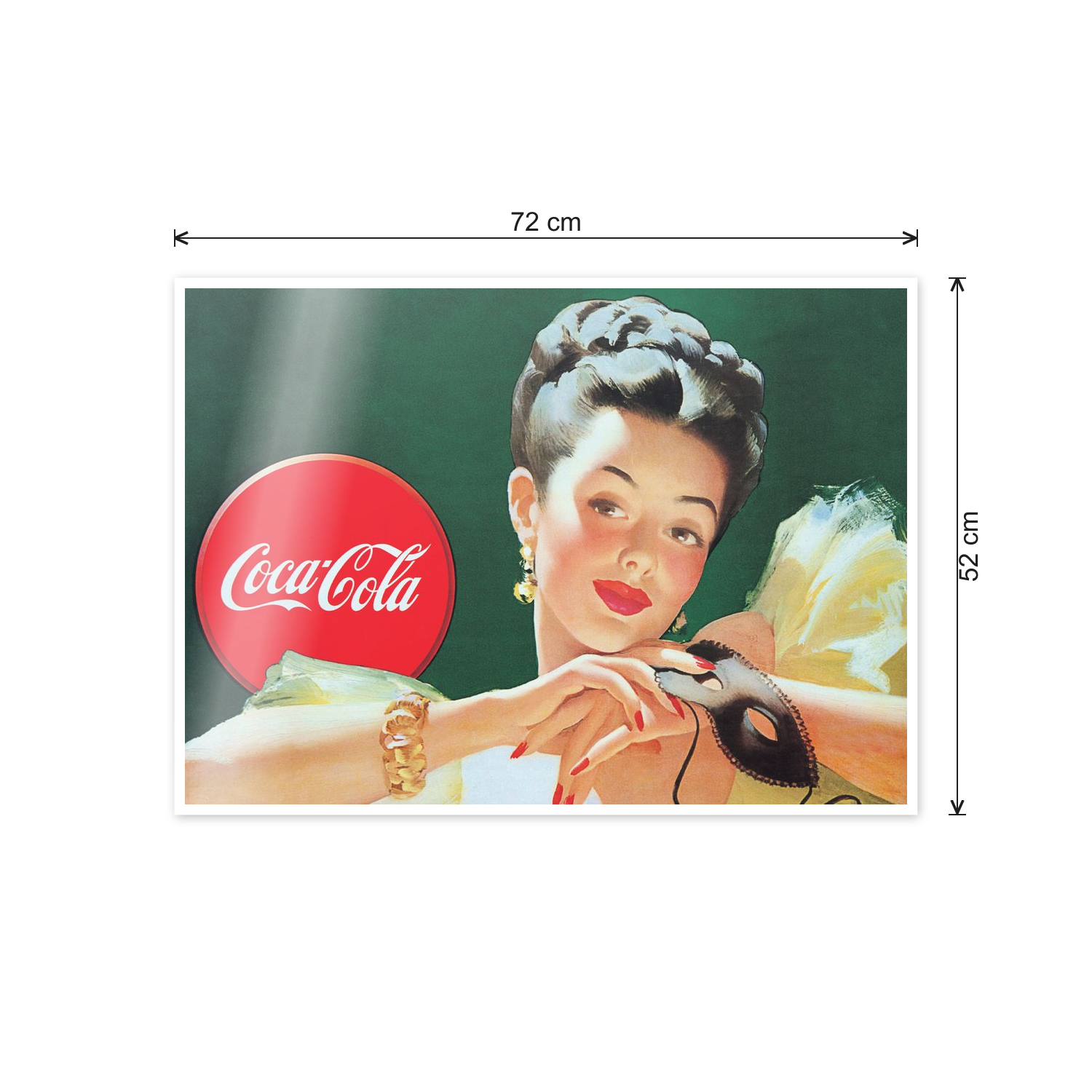 Homage to Coke cm 70x50 - misure