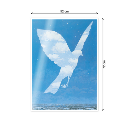 Homage to Magritte - L'Entree en Scene cm 50x70 - misure