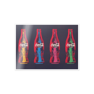 Pop art Coke - cm 72x52 - Adesivo da Muro