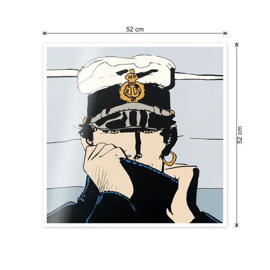 Homage to Corto Maltese - Dior cm 50x50 - misure