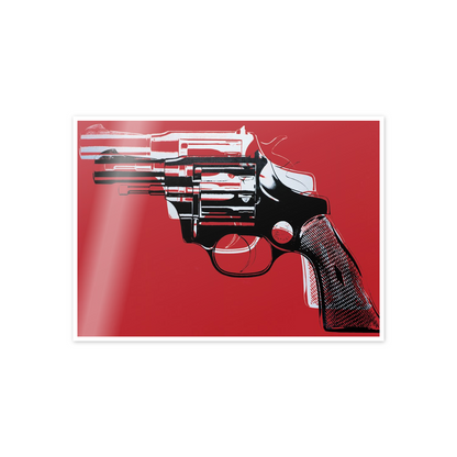 Homage to Warhol - Guns, 81-82 cm 70x50