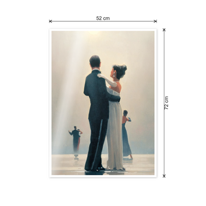 Homage to Vettriano - Dance Me To The End Of Love cm 50x70 - misure