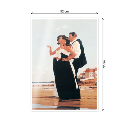 Homage to Vettriano - The Missing Man II cm 50x70 - misure