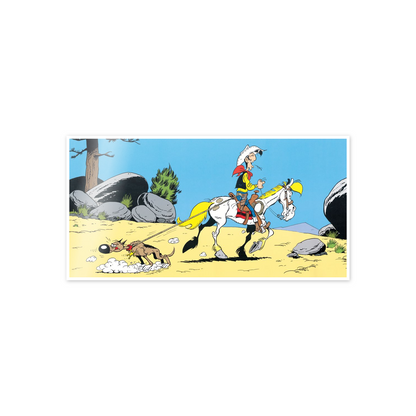 Homage to Lucky Luke e Ran Tan Plan cm 100x50