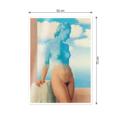 Homage to Magritte - La Magie Noire cm 50x70 - misure