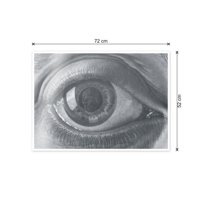 Homage to Escher - Eye cm 70x50 - misure