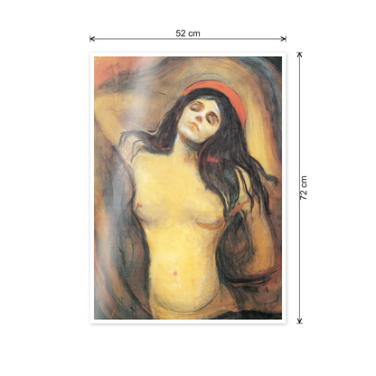 Homage to Munch - Madonna 1894-1895 cm 50x70 - misure