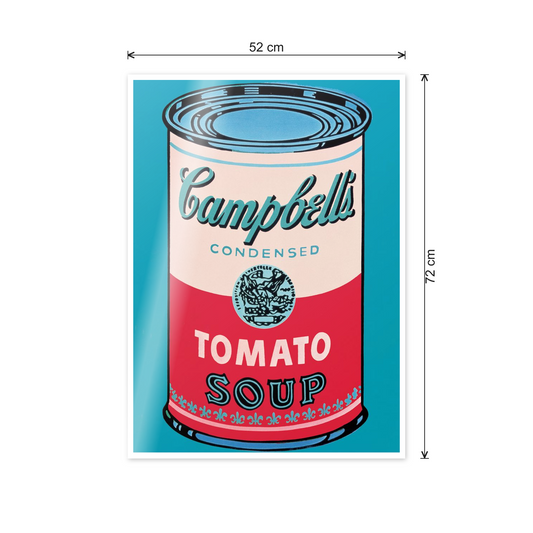 Homage to Warhol - Campbell Soup Can 1965 cm 50x70 - misure