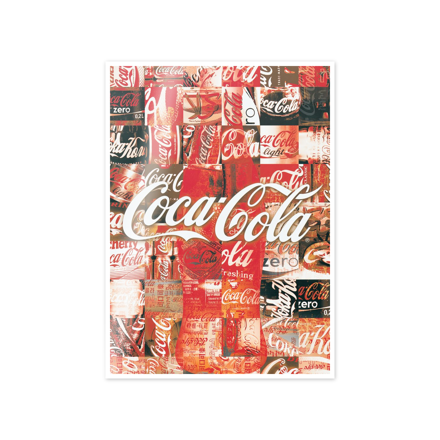 Homage to Coke Patchwork cm 50x70