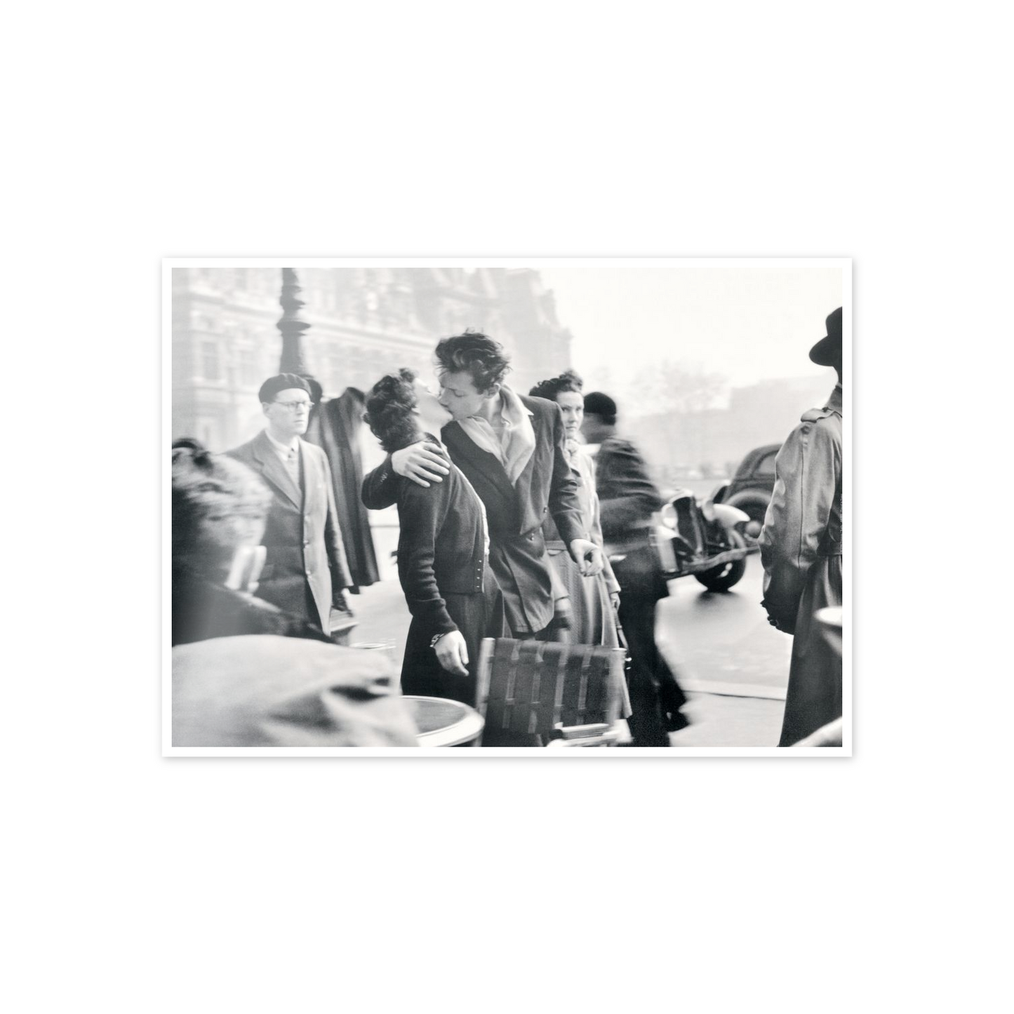 Kiss at the Hôtel de Ville, Paris 1950 cm 70x50