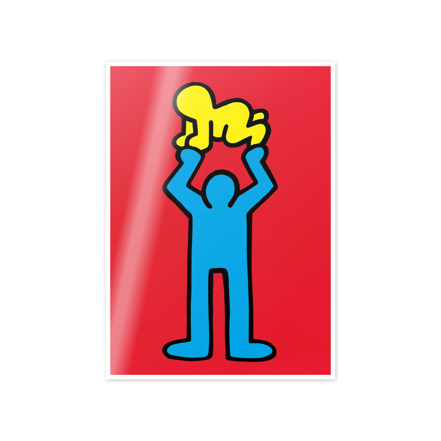 Homage to Haring - Untitled cm 50x70