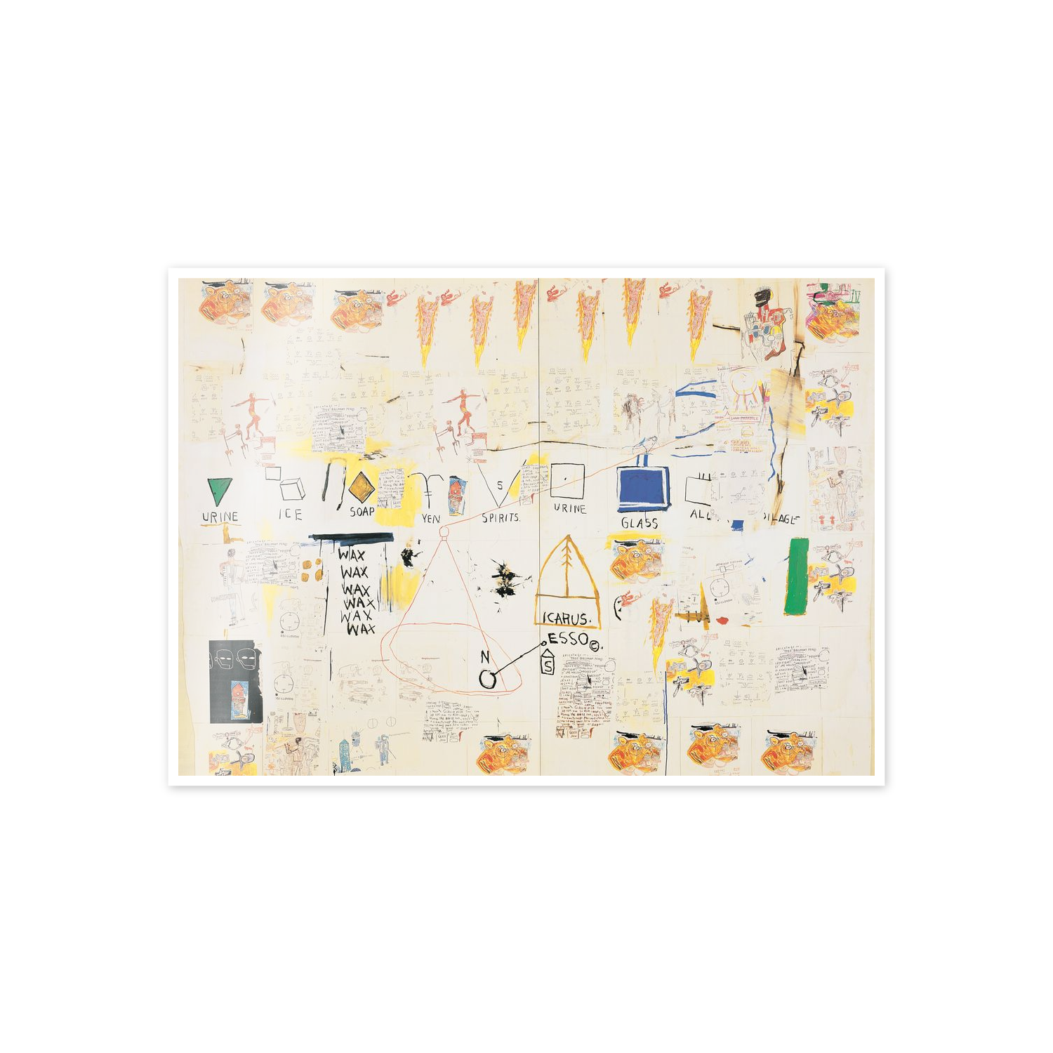 Homage to Basquiat - Icarus Esso cm 70x50