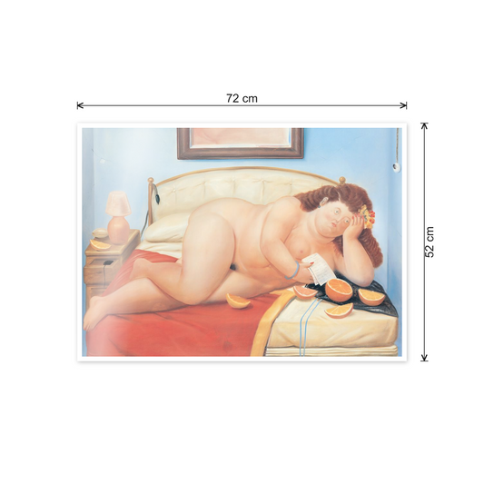 Homage to Botero - The Letter cm 70x50 - misure