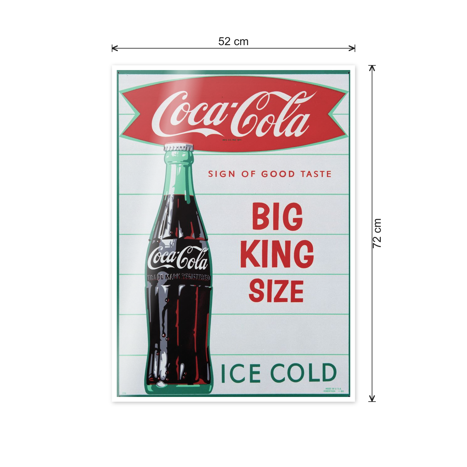 Homage to Coke big size cm 50x70 - misure