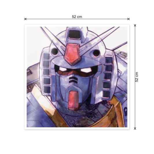 Homage to Mobile suit Gundam cm 50x50 - misure
