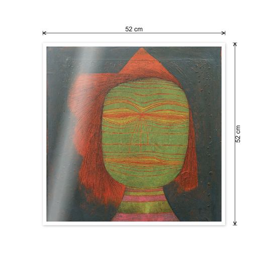 Homage to Klee - Actor's Mask cm 50x50 - misure