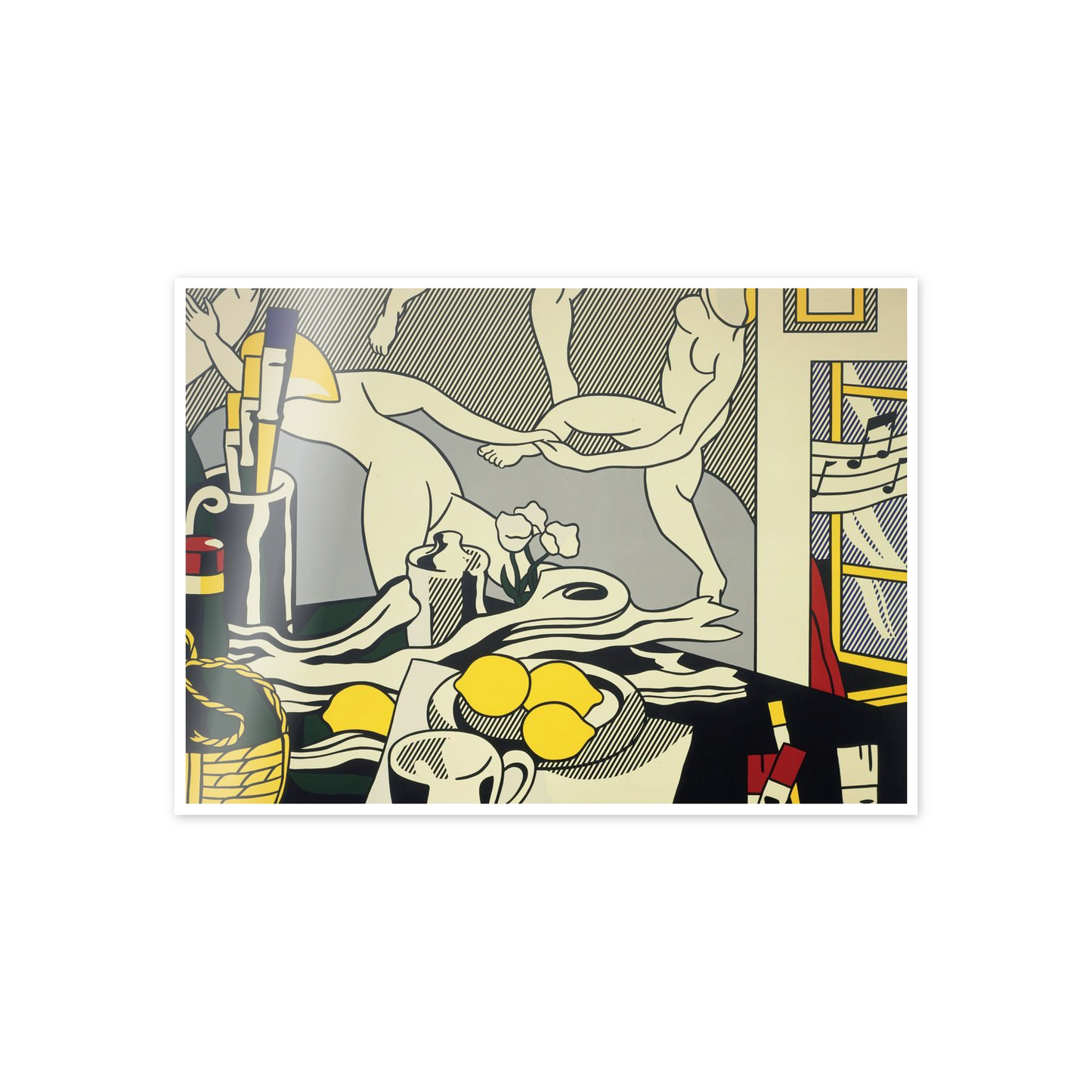 Homage to Lichtenstein - Artist's Studio The Dance cm 70x50