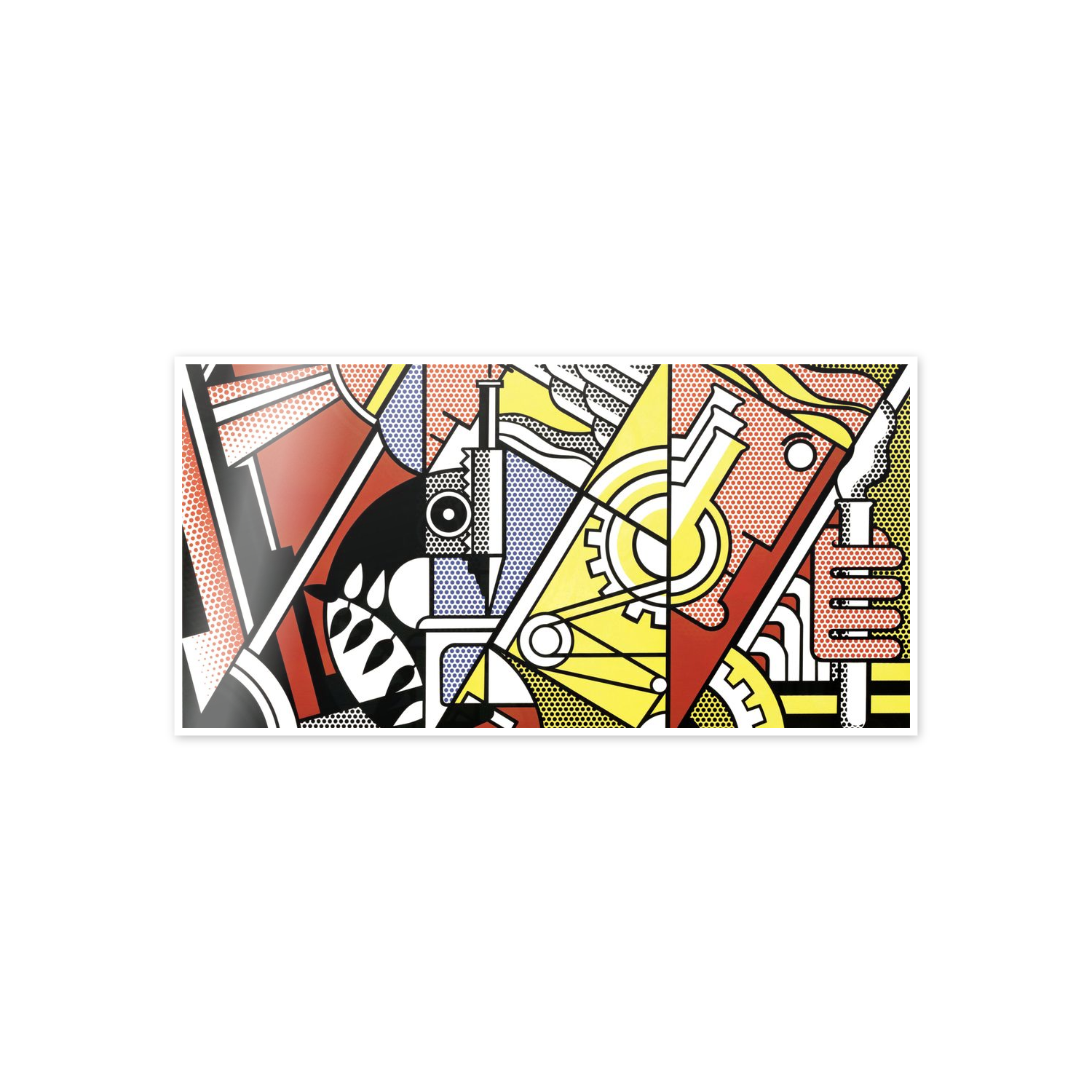 Homage to Lichtenstein - Peace Through Chemistry I cm 100x50