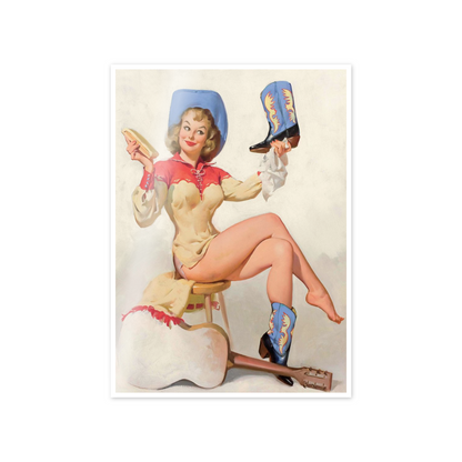 Pin up Guitar cm 50x70