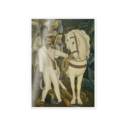 Homage to Rivera - Agrarian Leader Zapata cm 50x70
